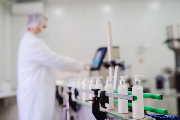 Depositphotos 219318992 Stock Photo Picture Lotion Bottles Production Line